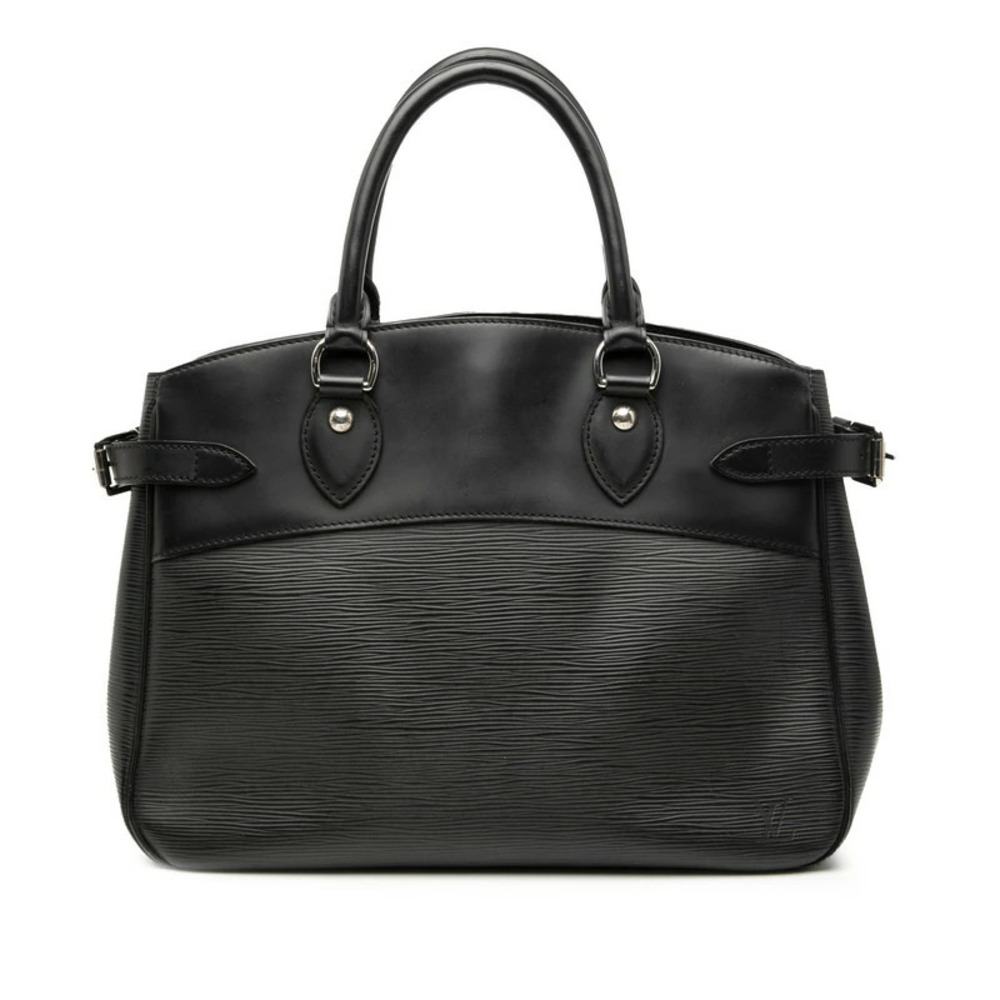 Louis Vuitton Epi Passy Handbag Tote Bag Noir Black Leather